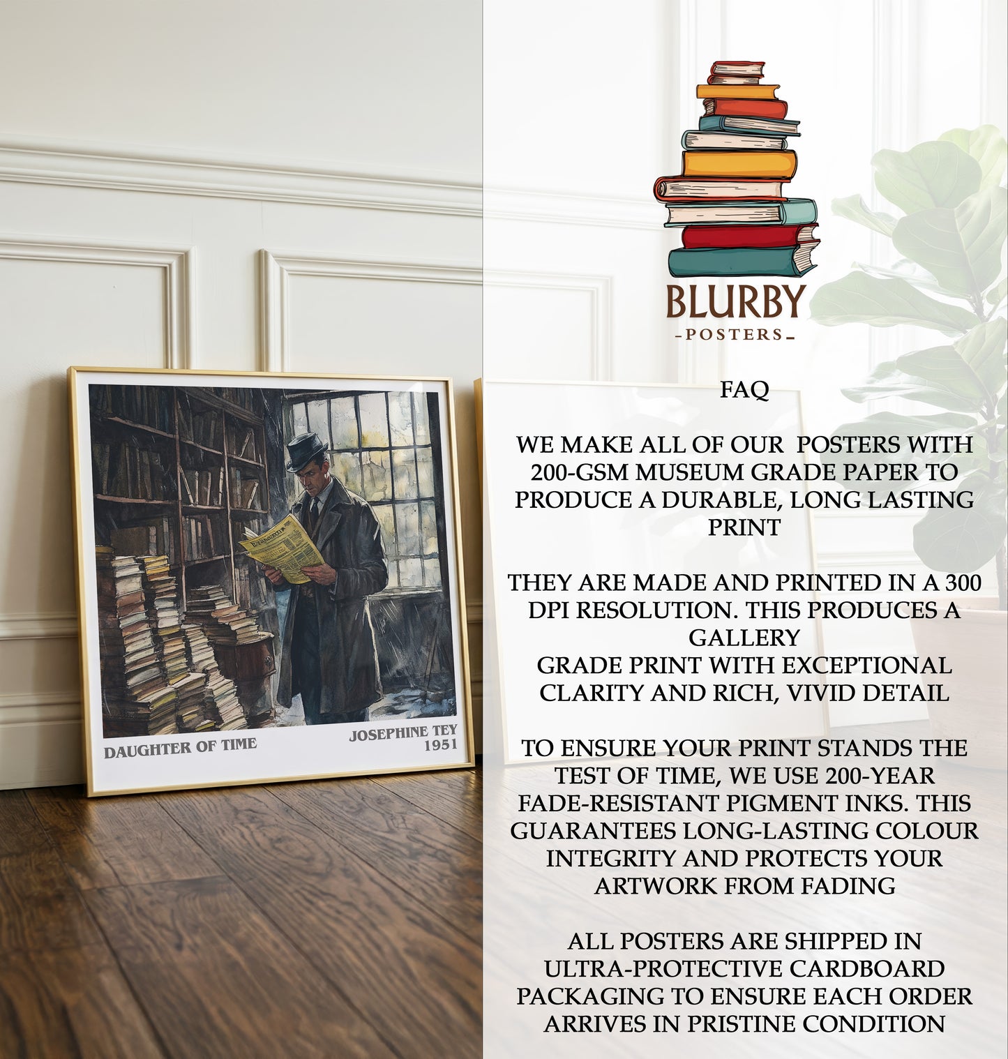 The Daughter of Time Literary Art Print by Josephine Tey