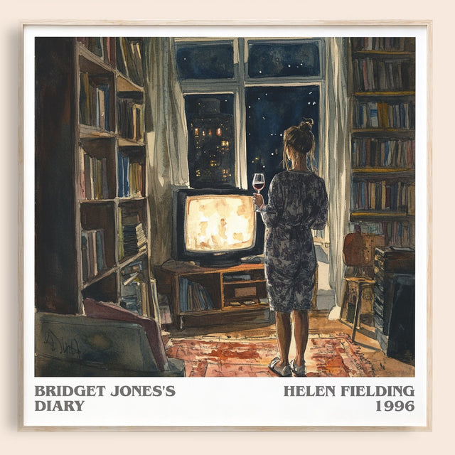 Bridget Jones's Diary Literary Art Print by Helen Fielding