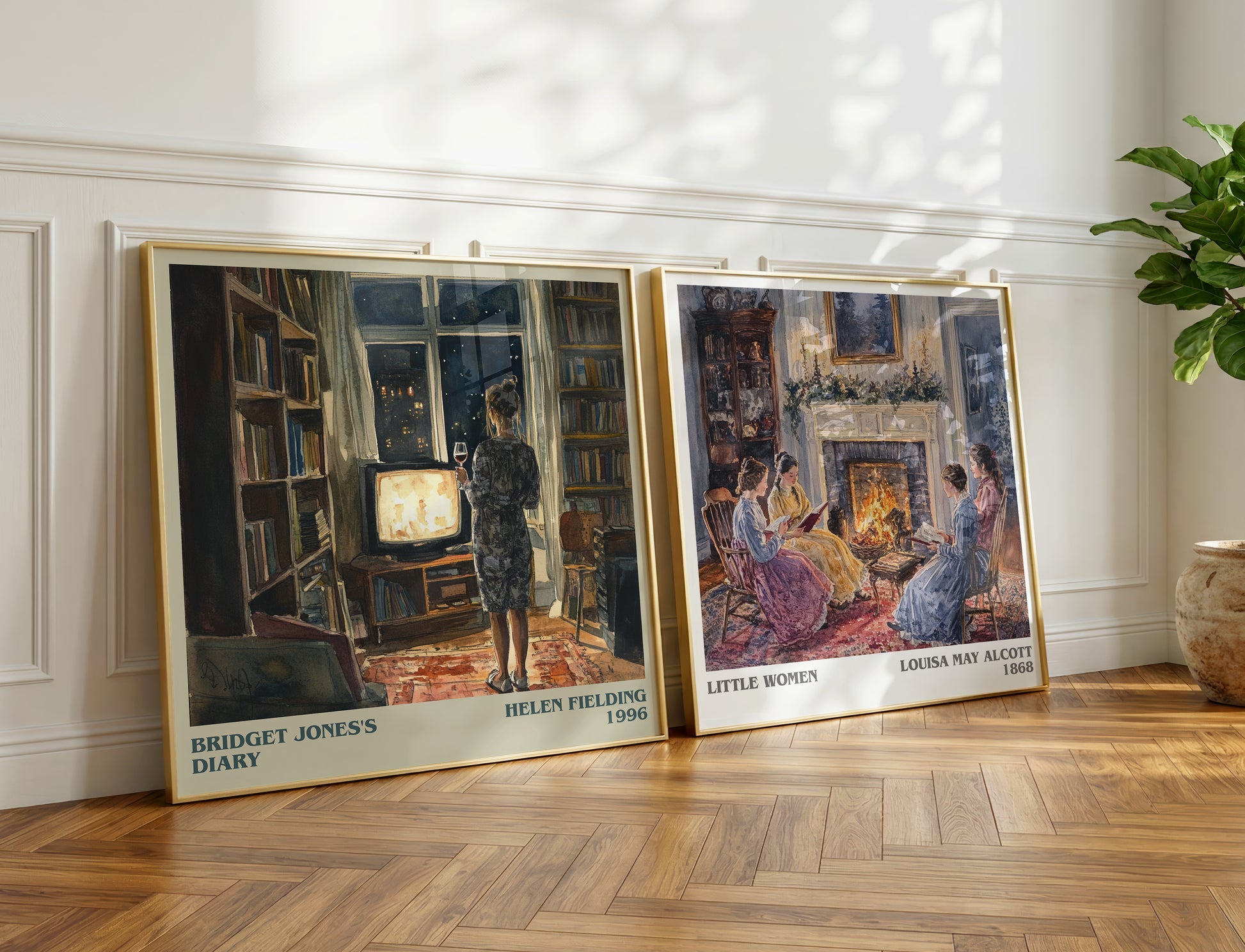 Bridget Jones's Diary book poster packaging – museum-quality print rolled in protective tube