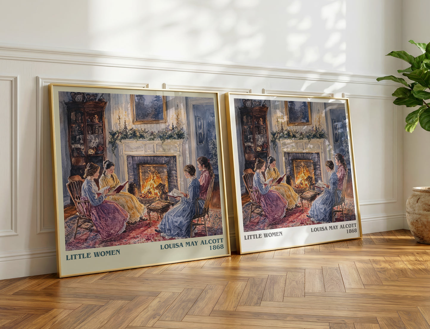 Little Women book poster packaging – museum-quality print rolled in protective tube