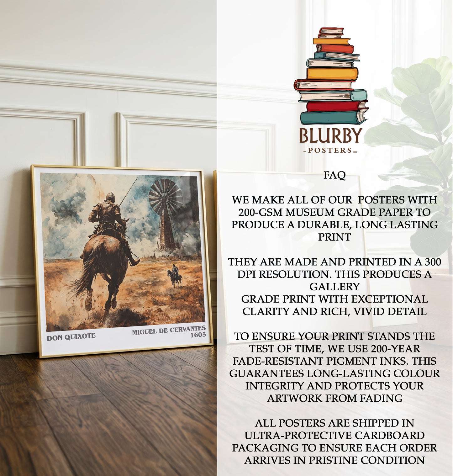 Don Quixote Literary Art Print by Miguel De Cervantes