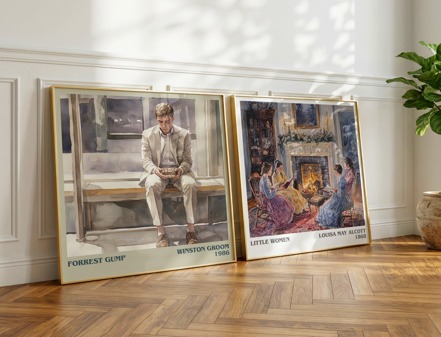 Forrest Gump book poster packaging – museum-quality print rolled in protective tube
