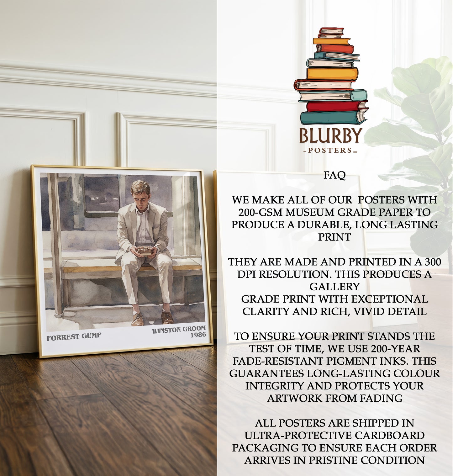 Forrest Gump Literary Art Print by Winston Groom