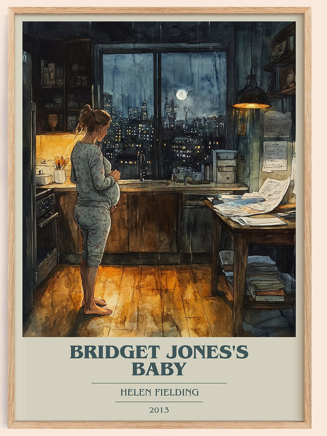 Bridget Jones's baby Book Cover Poster by Helen Fielding