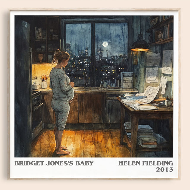 Bridget Jones's baby Literary Art Print by Helen Fielding