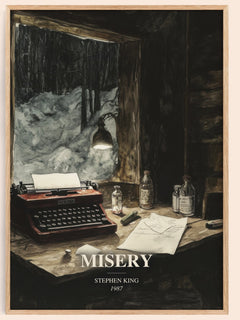 Misery Book Watercolour Illustration by Stephen King
