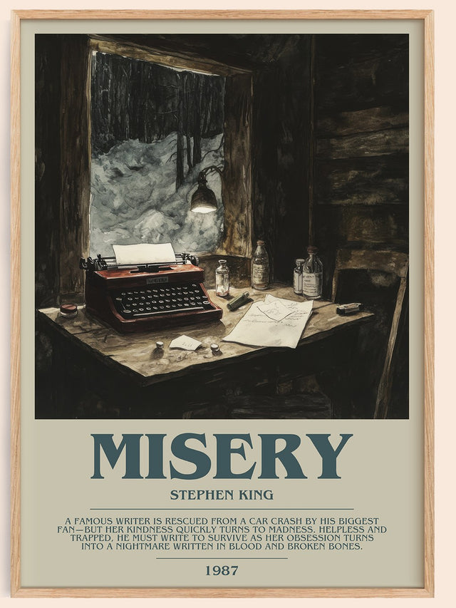 Misery Bookish Wall Art by Stephen King