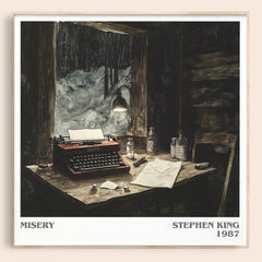 Misery Literary Art Print by Stephen King