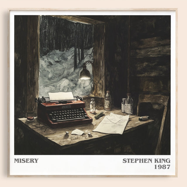 Misery Literary Art Print by Stephen King