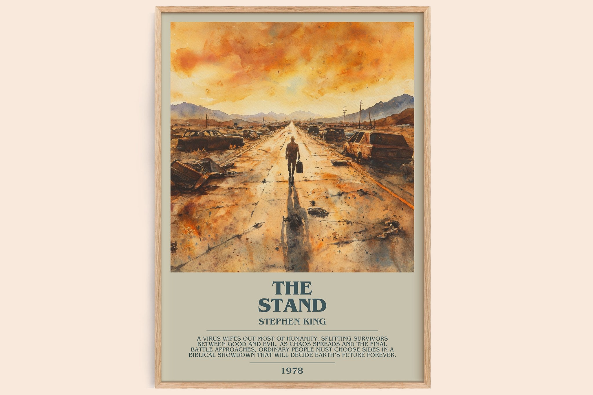 The Stand Bookish Wall Art by Stephen King
