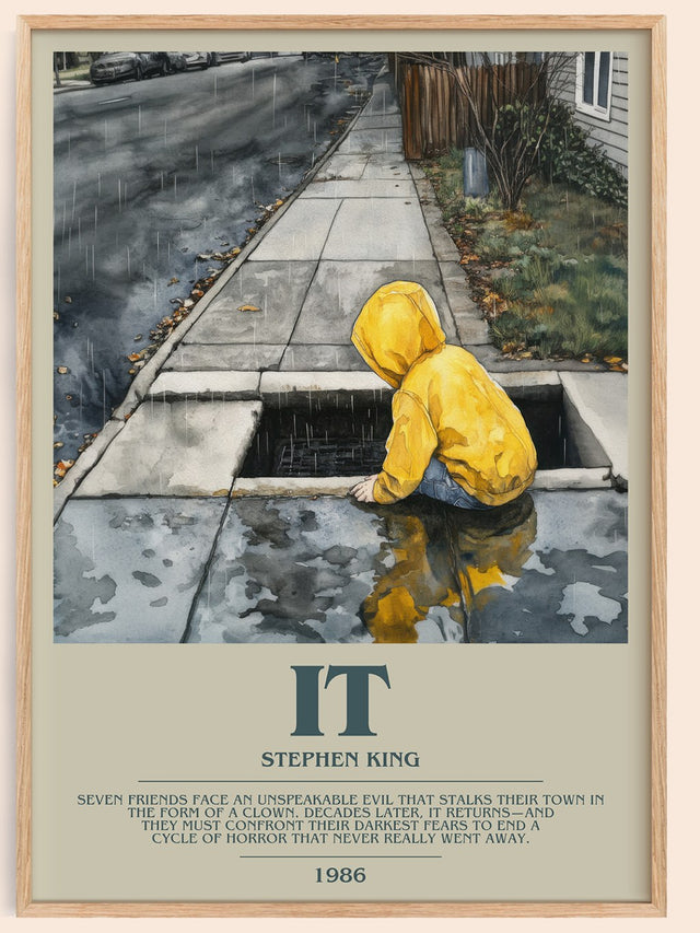 It Bookish Wall Art by Stephen King