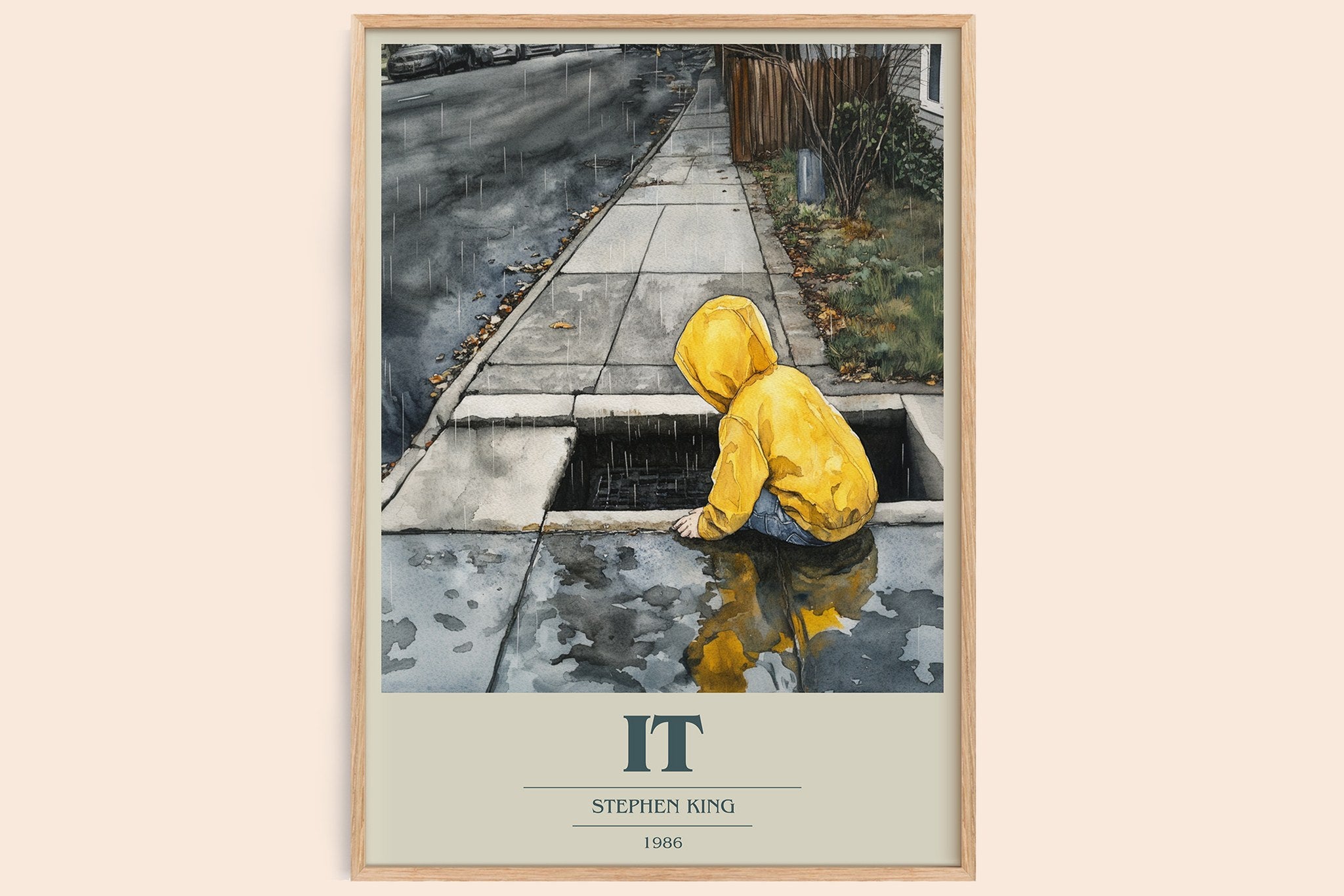 It Book Cover Poster by Stephen King