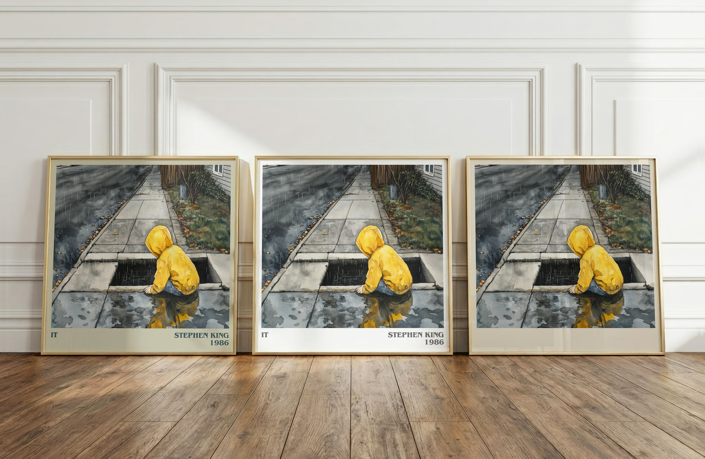 It literary print framed by window – literary home decor