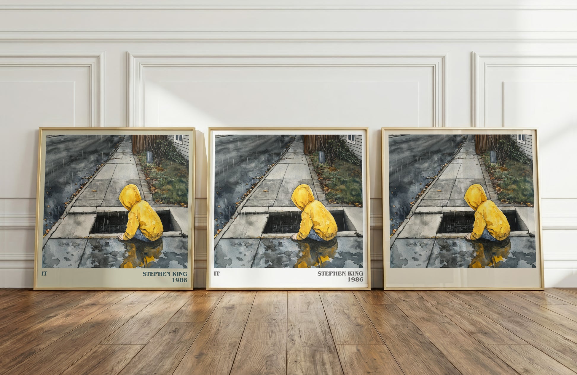 It literary print framed by window – literary home decor