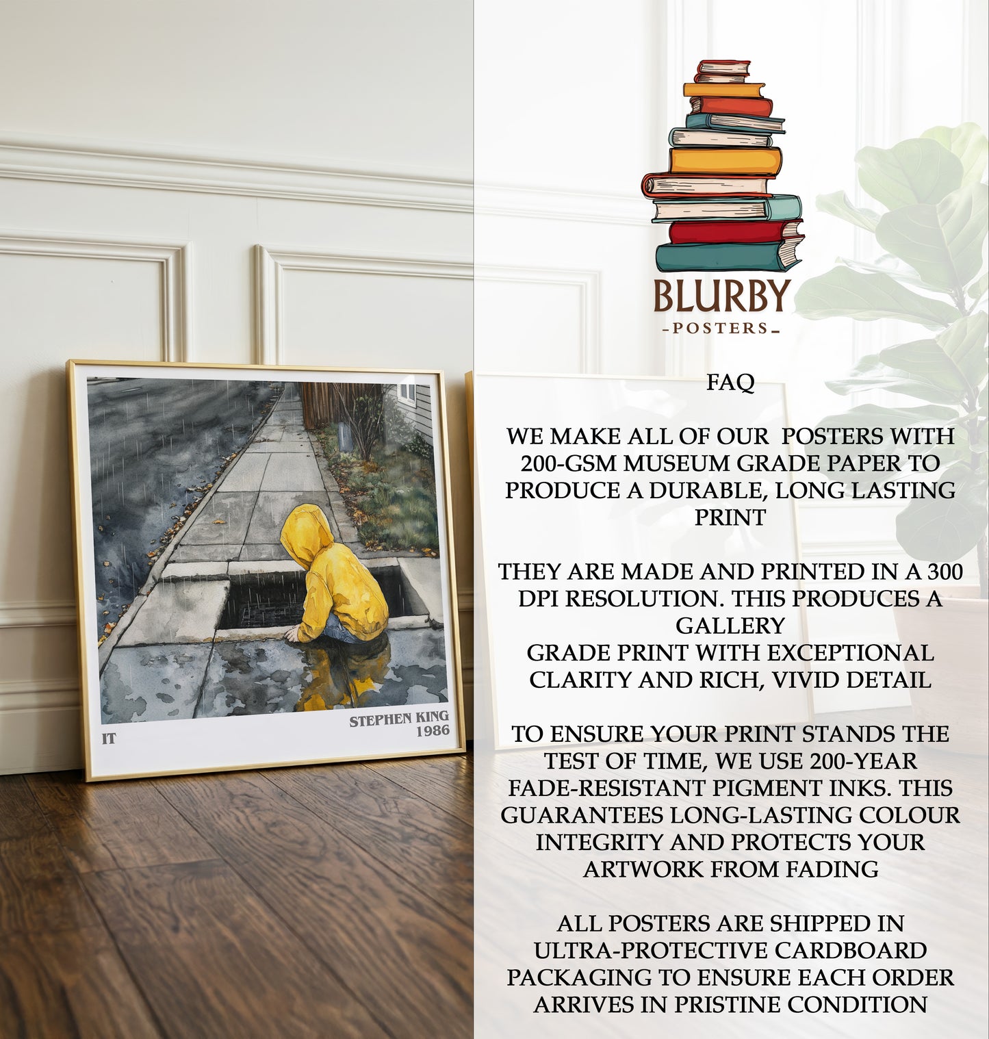 It Literary Art Print by Stephen King