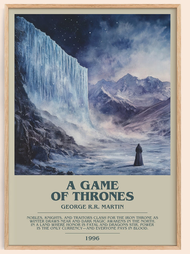 A Game Of Thrones Bookish Wall Art by George R.R. Martin