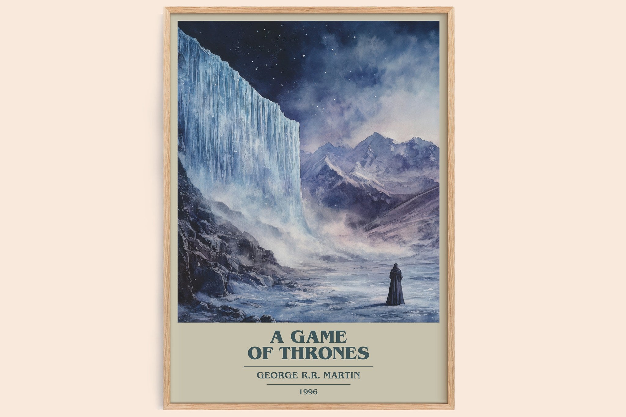 A Game Of Thrones Book Cover Poster by George R.R. Martin