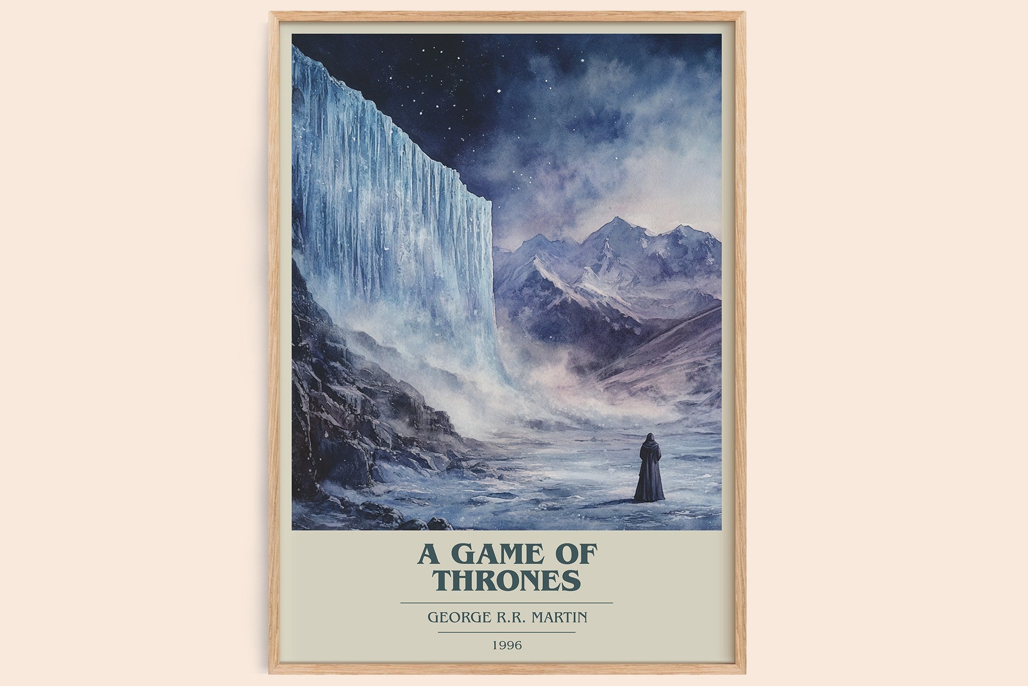 A Game Of Thrones Book Cover Poster by George R.R. Martin