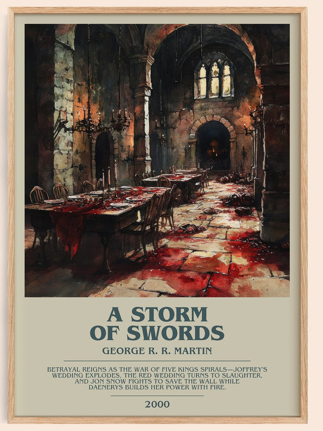 A Storm of Swords Bookish Wall Art by George R. R. Martin