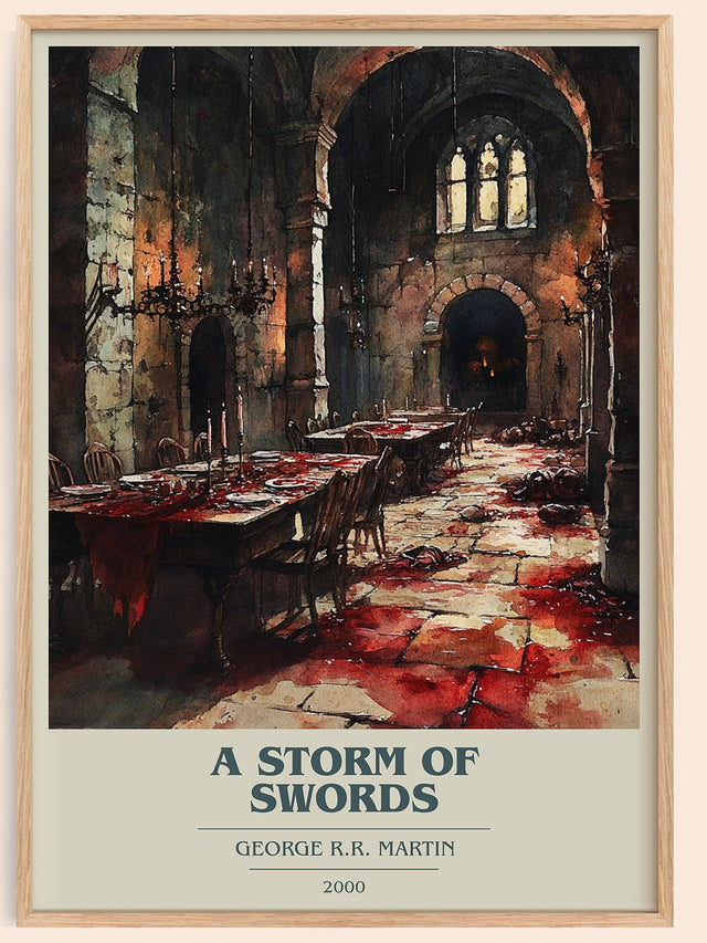 A Storm of Swords Book Cover Poster by George R. R. Martin