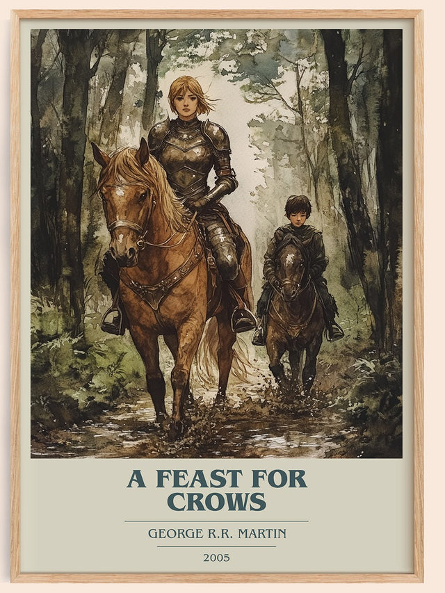 A Feast For Crows Book Cover Poster by George R.R. Martin