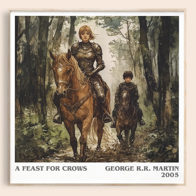 A Feast For Crows Literary Art Print by George R.R. Martin
