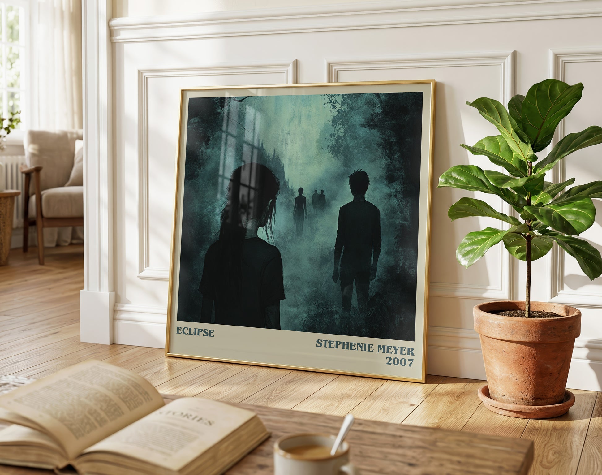 Eclipse literary poster paired in gallery wall – literary art prints