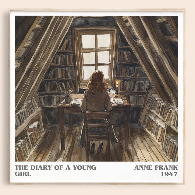 The Diary Of A Young Girl Literary Art Print by Anne Frank