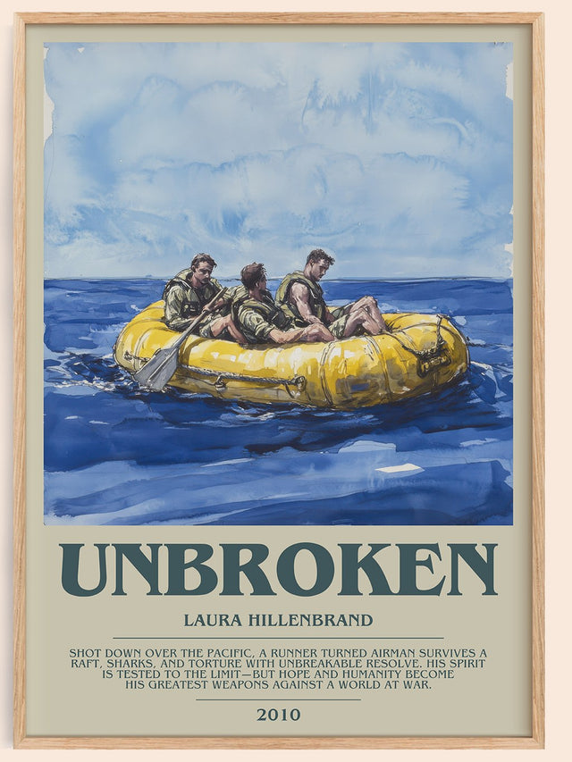 Unbroken Bookish Wall Art by Laura Hillenbrand