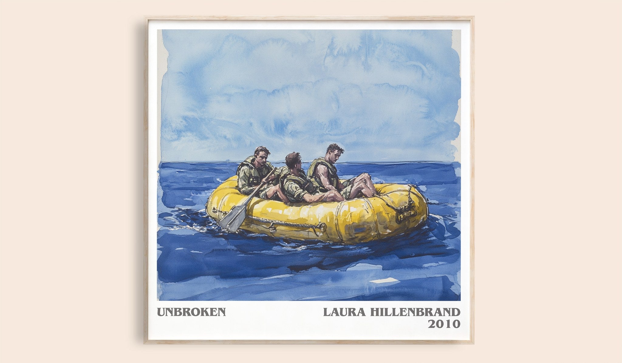 Unbroken Literary Art Print by Laura Hillenbrand