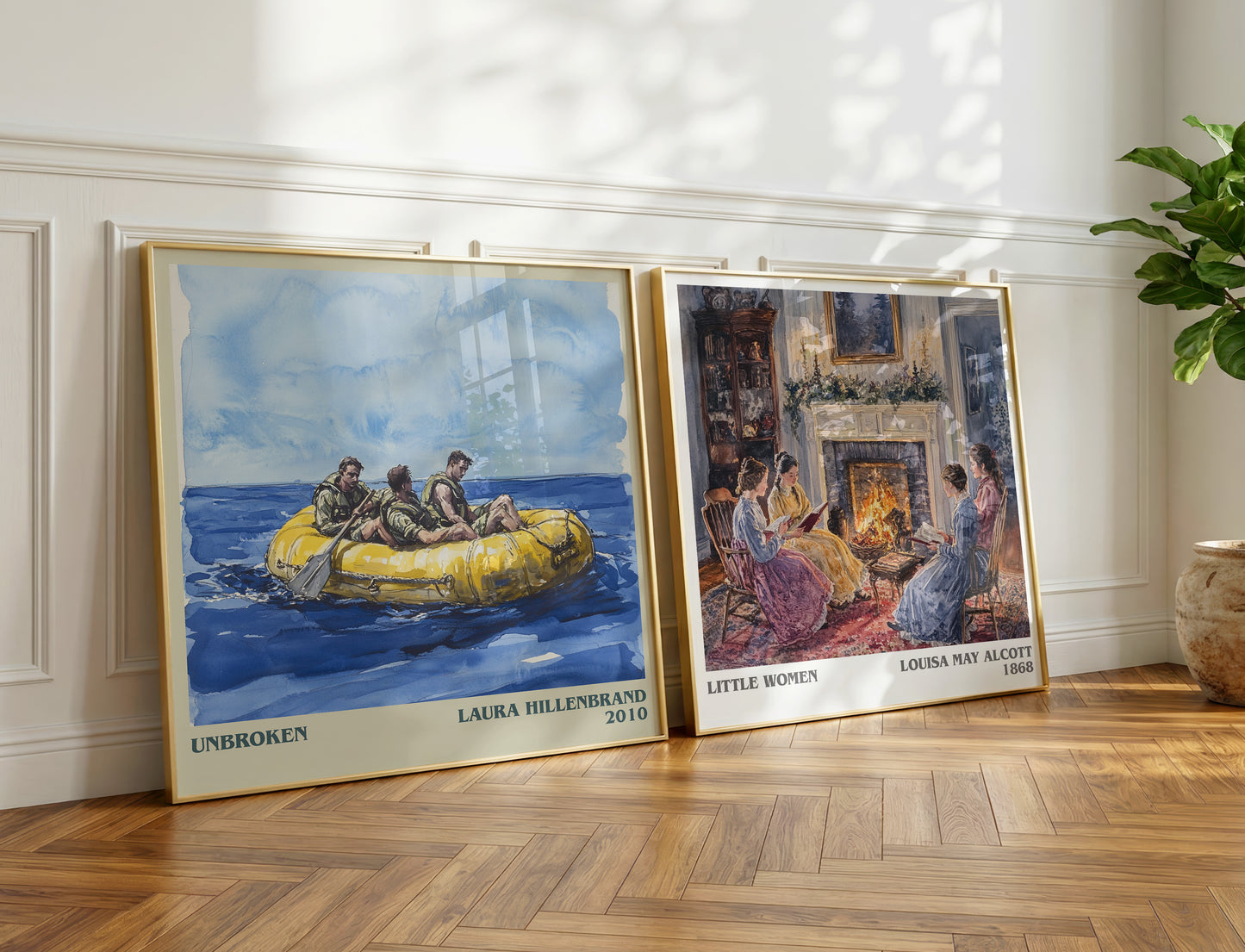 Unbroken book poster packaging – museum-quality print rolled in protective tube