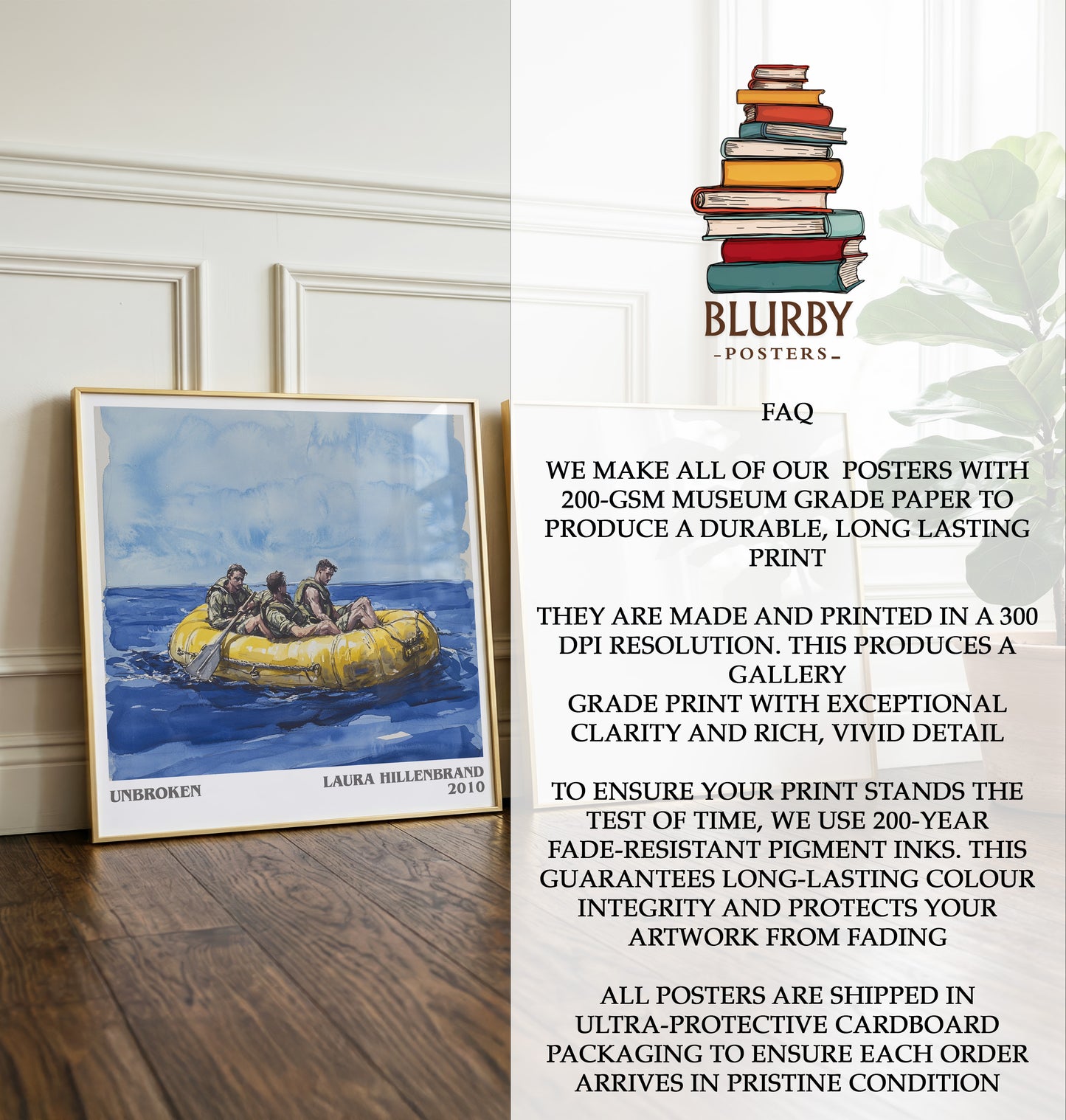 Unbroken Literary Art Print by Laura Hillenbrand