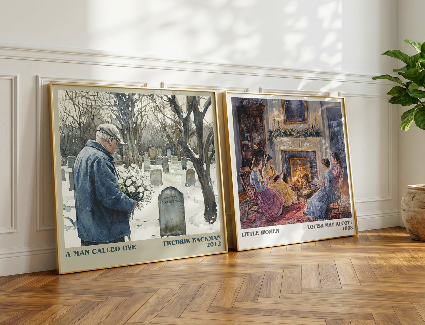 A Man Called Ove book poster packaging – museum-quality print rolled in protective tube