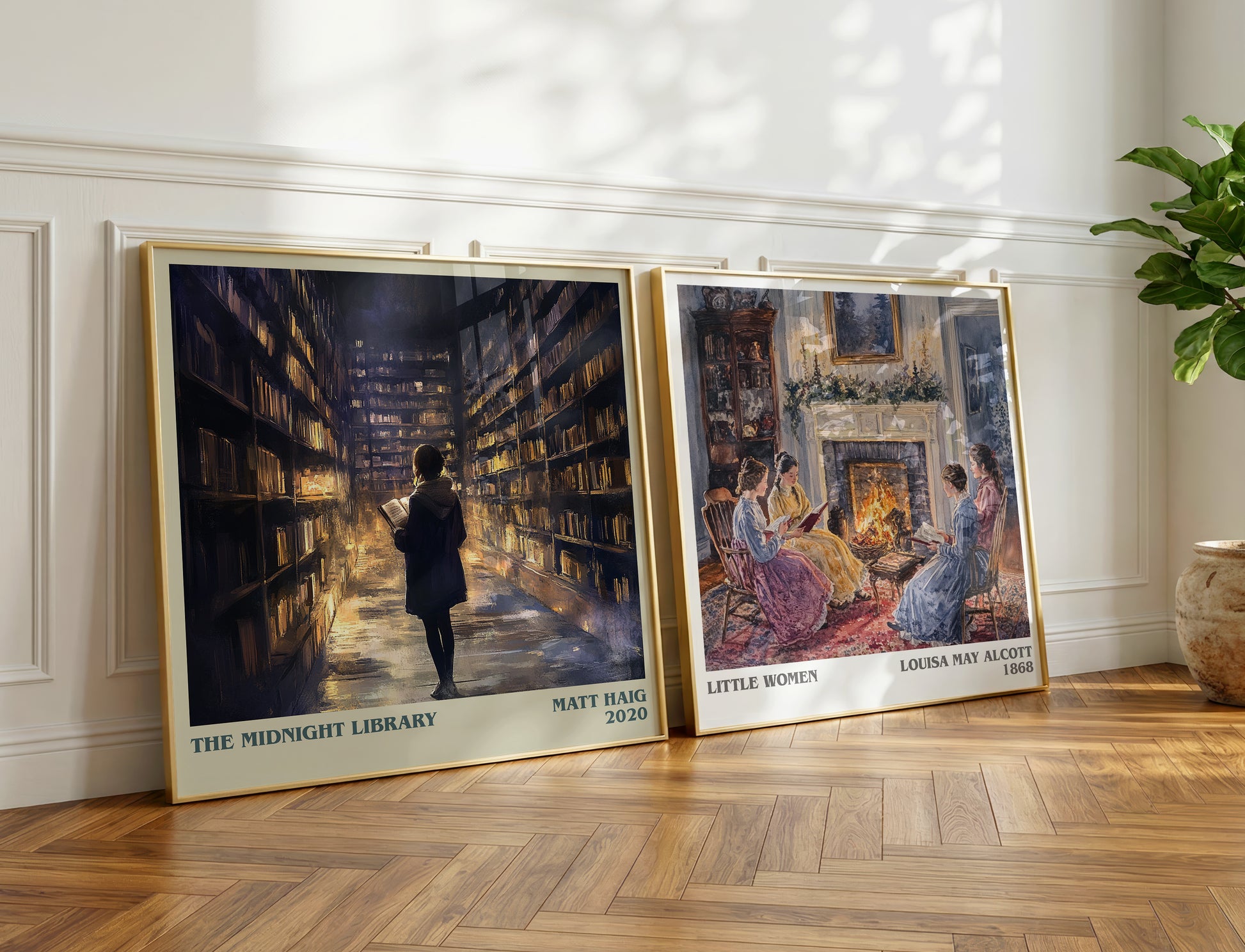 The Midnight Library book poster packaging – museum-quality print rolled in protective tube
