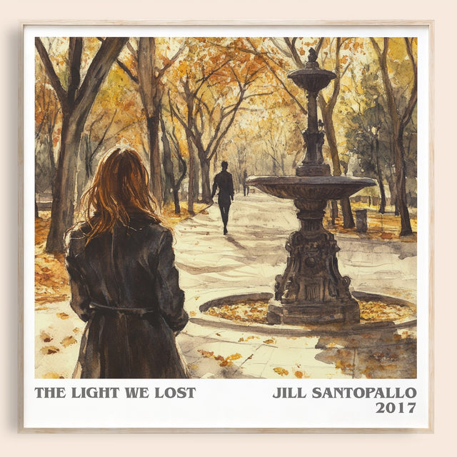 The Light We Lost Literary Art Print by Jill Santopallo