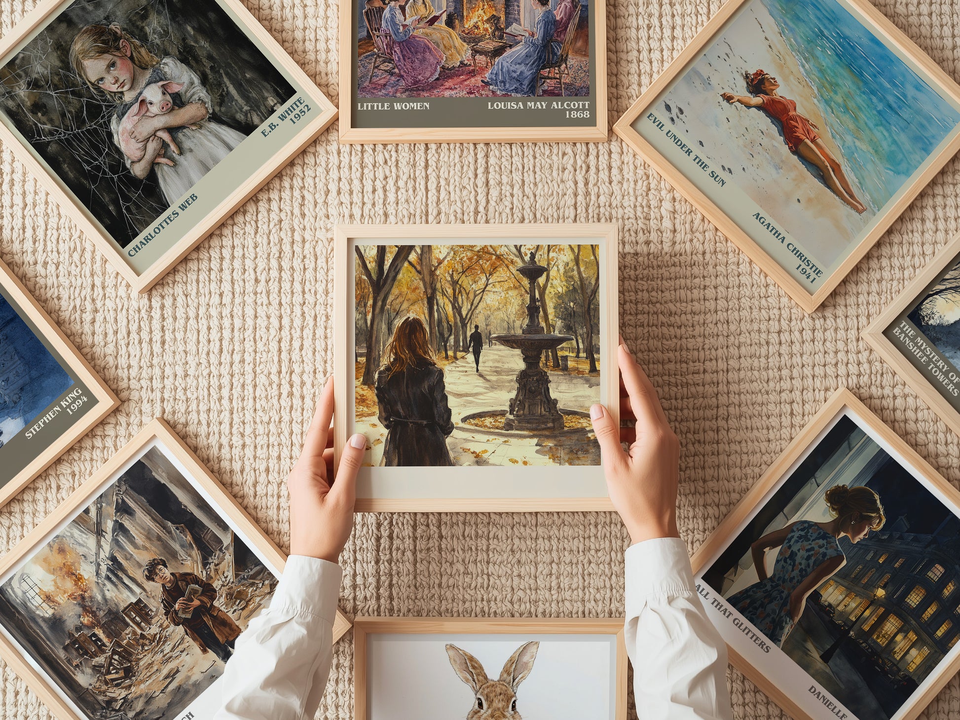 The Light We Lost literary print on bookshelf – Jill Santopallo fan gift