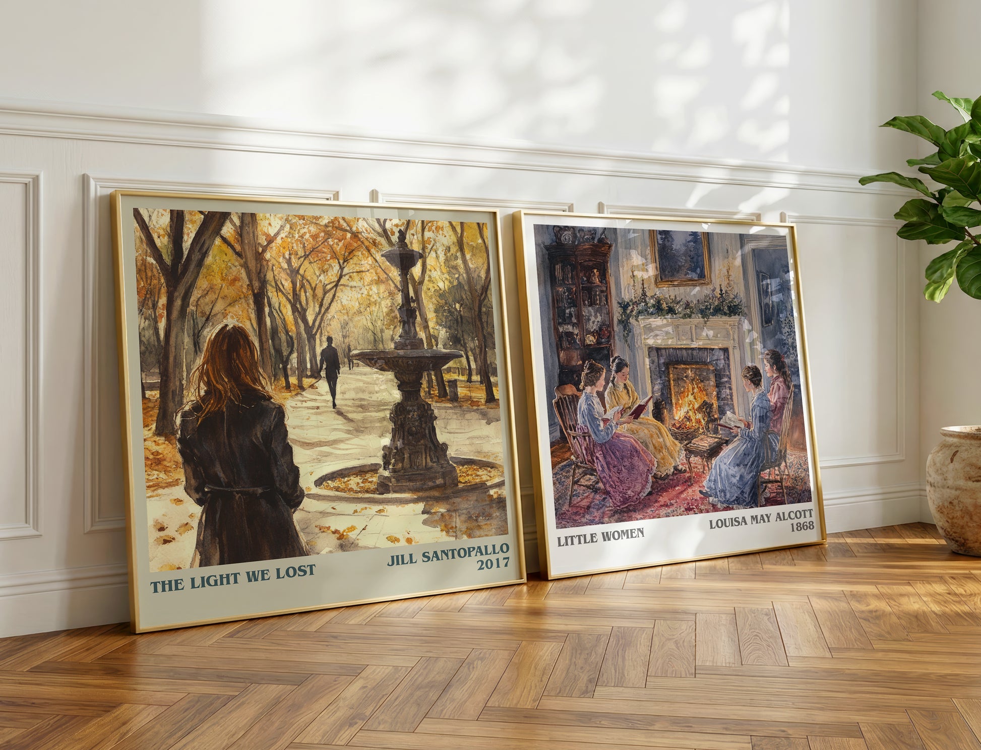 The Light We Lost book poster packaging – museum-quality print rolled in protective tube