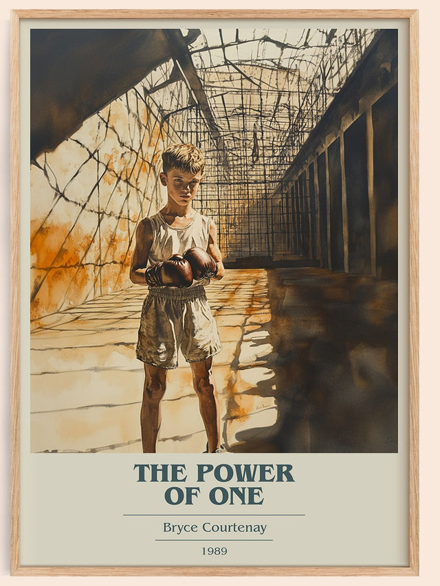 The Power of One Book Cover Poster by Bryce Courtenay