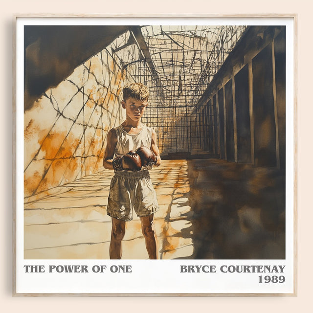 The Power of One Literary Art Print by Bryce Courtenay