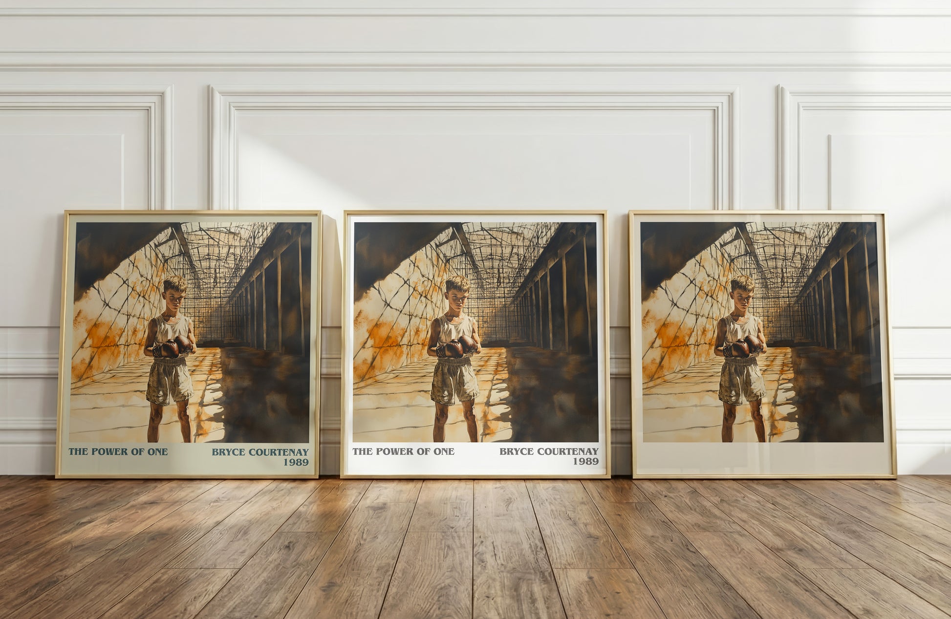The Power of One literary print framed by window – literary home decor