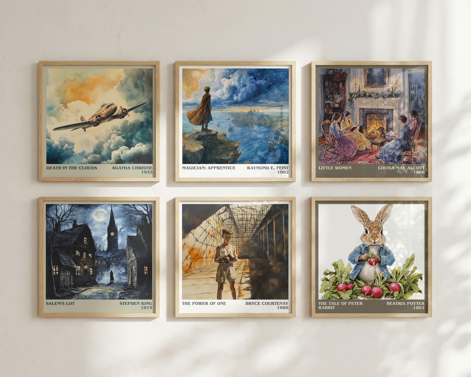 The Power of One literary book poster framed on wall – classic literature wall art