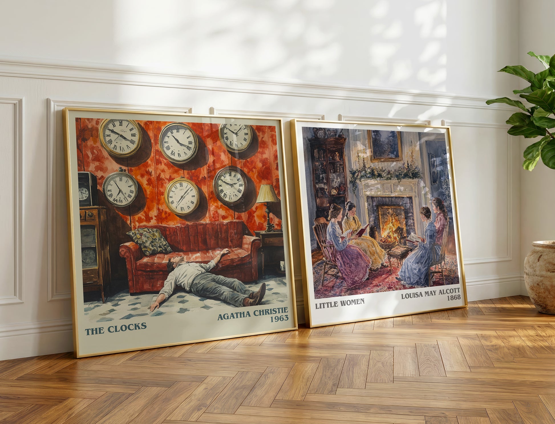 The Clocks book poster packaging – museum-quality print rolled in protective tube