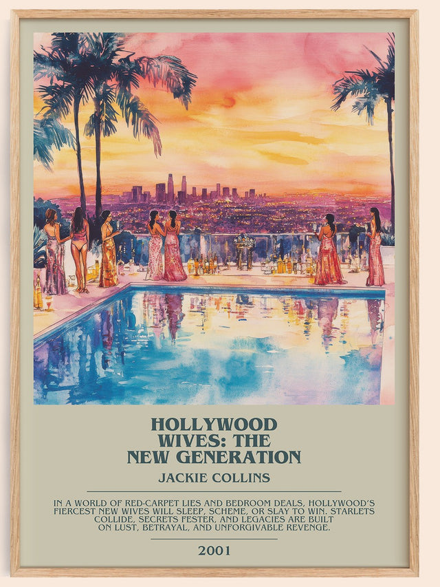 Hollywood Wives: The New Generation Bookish Wall Art by Jackie Collins