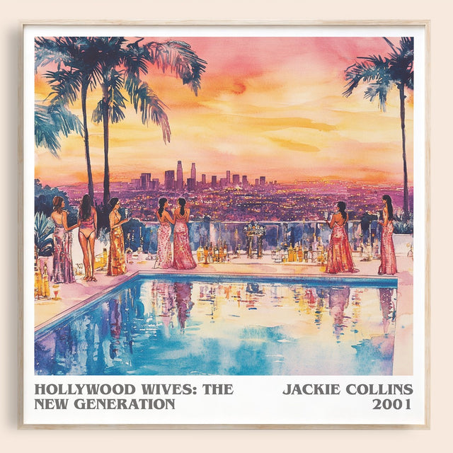 Hollywood Wives: The New Generation Literary Art Print by J. Collins
