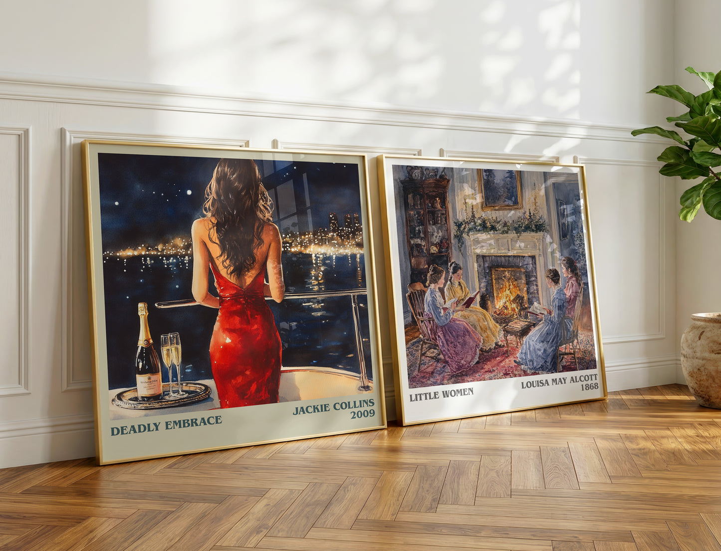 Deadly Embrace book poster packaging – museum-quality print rolled in protective tube