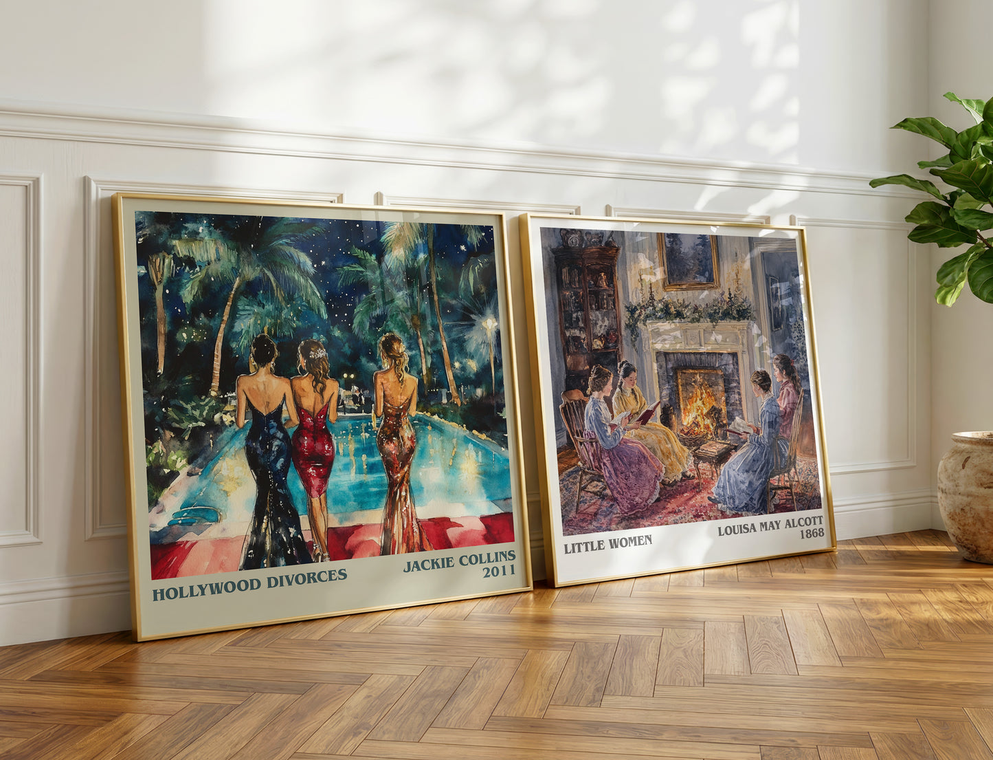 Hollywood Divorces book poster packaging – museum-quality print rolled in protective tube