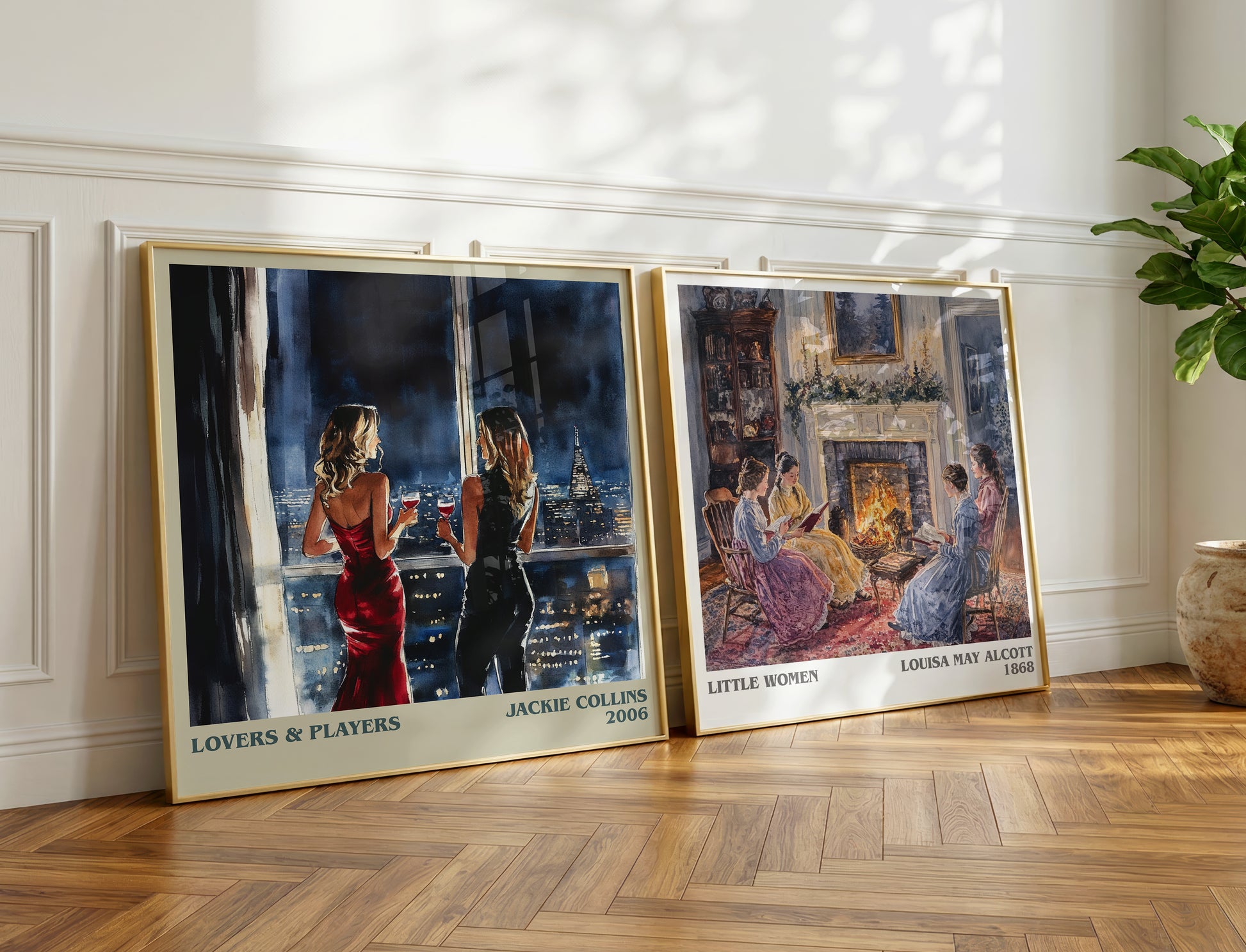 Lovers and Players book poster packaging – museum-quality print rolled in protective tube