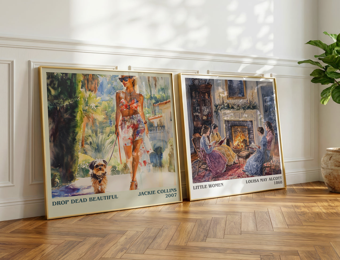 Drop Dead Beautiful book poster packaging – museum-quality print rolled in protective tube