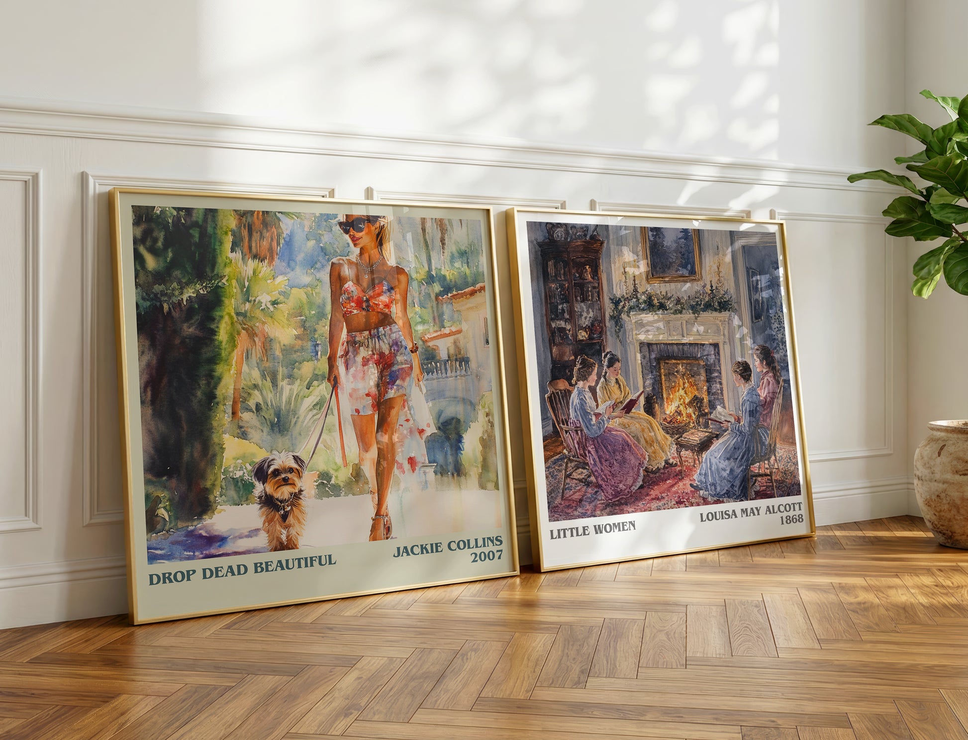 Drop Dead Beautiful book poster packaging – museum-quality print rolled in protective tube