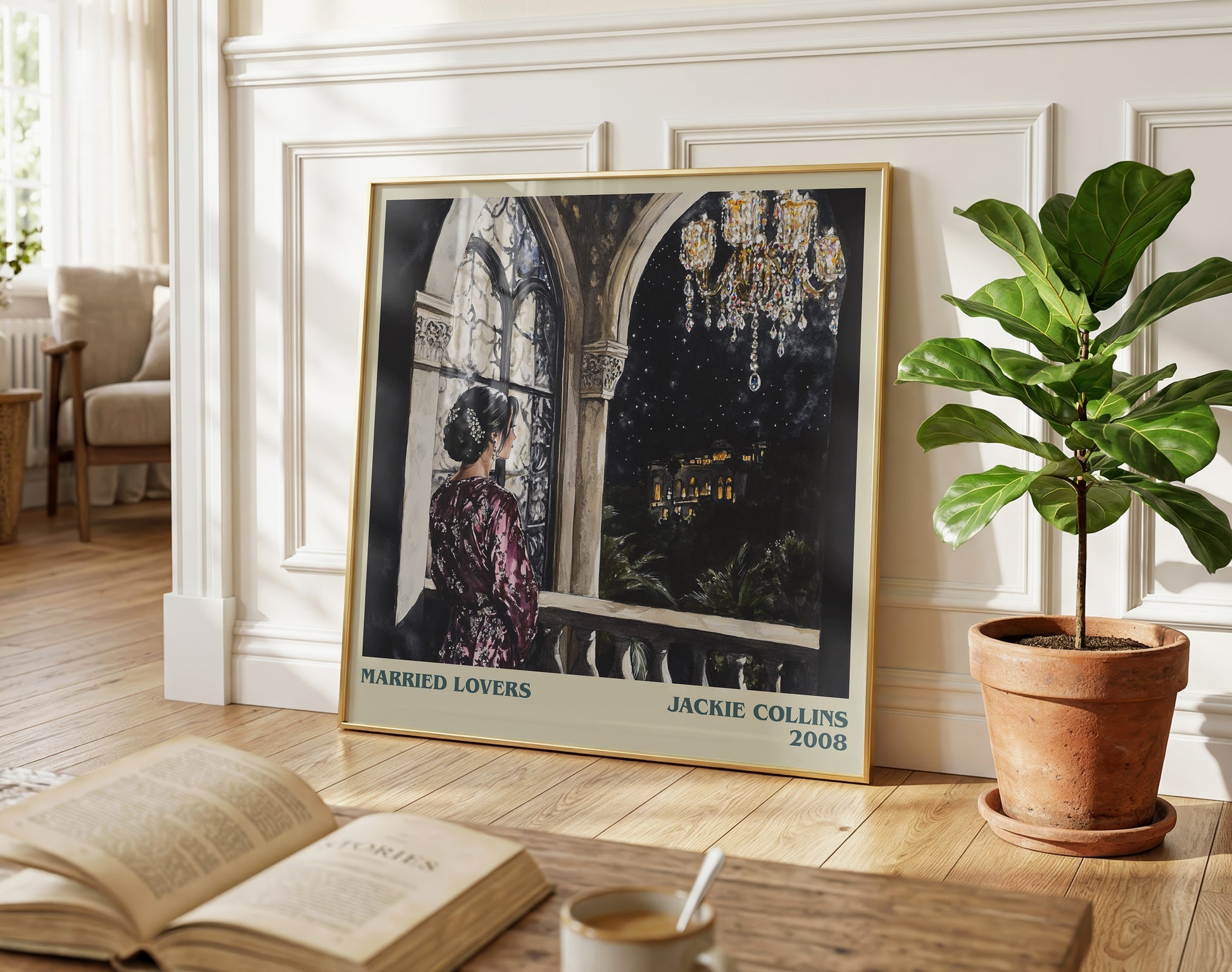 Married Lovers literary poster paired in gallery wall – literary art prints